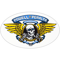 Powell Peralta Winged Ripper OG Sticker Single - BLUE