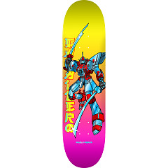 Powell Peralta Steve Caballero Gundam Skateboard Deck White / Gold Foil - Shape 243 - K26 8.25 X 31.95