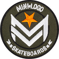Mini Logo Chevron Patch Single