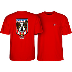 Powell Peralta Hill Bulldog T-Shirt Red