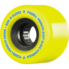 Powell Peralta G-Slides Skateboard Wheels 59mm 82a 4pk Yellow