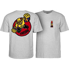 Powell Peralta Mike Frazier Yellow Man T-shirt Athletic Heather