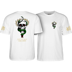 Powell Peralta McGill Skull & Snake 40th Anniversary T-Shirt White