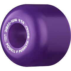 Powell Peralta Mini-Cubic Skateboard Wheels 64mm 95a - Purple (4 pack)