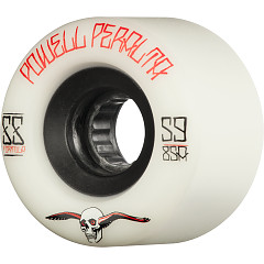 Powell Peralta G-Slides Skateboard Wheels 59mm 85a 4pk White