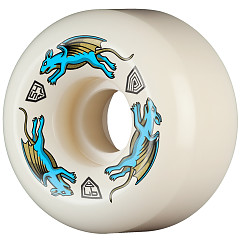 Powell Peralta Nano Rats 97A - AV6 Asymmetrical Shape - Medium Ride Patch - 54mm x 34mm 97A AV6 Skateboard Wheels 4pk