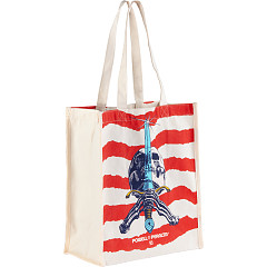 Powell Peralta Skull & Sword Canvas Shopping Bag 12 x 14 x 7