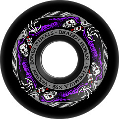 BONES WHEELS X-Formula Skateboard Wheels Hoban Reaper 53mm V6 Wide-Cut X99 Blk 4pk