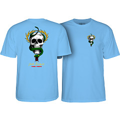 Powell Peralta Mike McGill Skull & Snake T-Shirt Carolina Blue