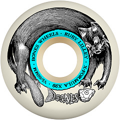 BONES WHEELS X-Formula Skateboard Wheels Lilley Cat 60mm V5 Sidecuts 99A 4PK