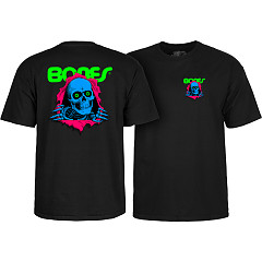 Powell Peralta Shred T-Shirt Blacklight Black - Skate One
