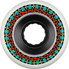 BONES WHEELS ATF Rough Rider Skateboard Wheels ROUGH RIDERS 59MM ALL-TERRAIN 80A WHT 4PK