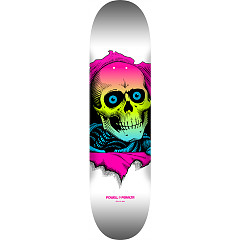 Powell Peralta Ripper Skateboard Deck Lime Fade / White - Shape 249 - 8.5 x 32.08