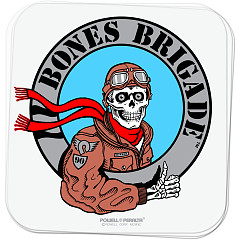 Bones Brigade® Pilot Sticker Silver 20pk