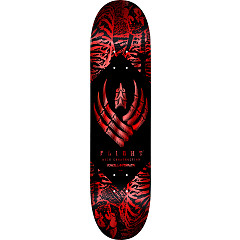 Powell Peralta Skeleton Red Foil FLIGHT BLEM Skateboard Deck - 8.38" K26