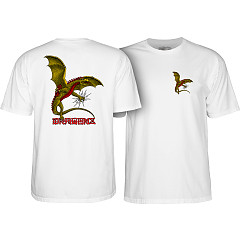 Powell Peralta Dragons Logo T-Shirt White