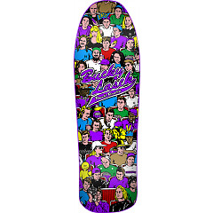Powell Peralta Bucky Lasek Stadium Reissue Skateboard Deck Ravens Purple - 10 x 31.5