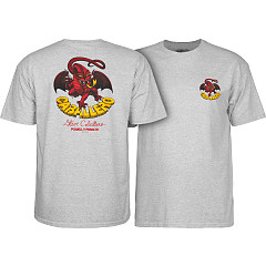 Powell Peralta Steve Caballero Dragon II T-shirt - Athletic Heather Gray