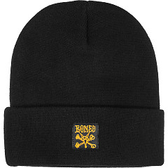 BONES WHEELS Beanie Vato Noir Fold Blk