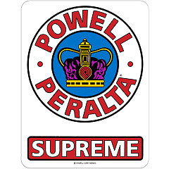 Powell Peralta Supreme OG Sticker 6" 10pk