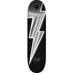 Powell Peralta Mike Vallely Lightning Bolt FLIGHT Skateboard Deck Silver Foil - 8.75 x 32.33