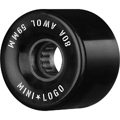 Mini Logo AWOL Skateboard Wheels 59mm 80A Black 4pk