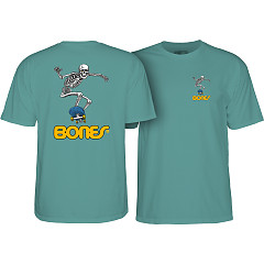 Powell Peralta Sk8board Skeleton T-Shirt Aquatic