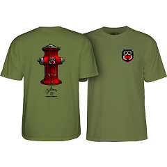 Powell Peralta Andy Anderson Hydrant T-Shirt Military Green