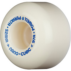 Powell Peralta Andy Anderson Pro Nano-Cubic 97A - Asymmetrical Shape - Medium Ride Patch - Offset Bearing - 52mm x 36mm 97A Skateboard Wheels 4pk