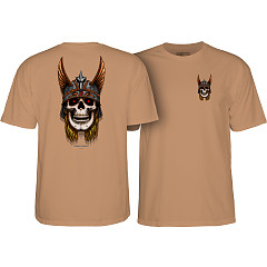 Powell Peralta Andy Anderson Skull T-Shirt Gold