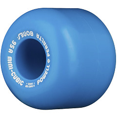 Powell Peralta Mini-Cubic Skateboard Wheels 64mm 95a - Blue (4 pack)
