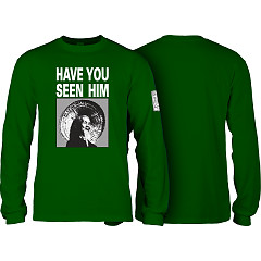 Powell Peralta Animal Chin L/S Shirt Forest Green
