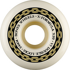 BONES WHEELS X-Formula Skateboard Wheels XF 54 V7 DOUBLE LOCKS X99 4PK