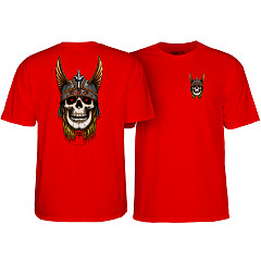 Powell Peralta Andy Anderson Skull T-Shirt - Red