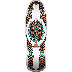 Powell Peralta Nicky Guerrero Mask Skateboard Deck White / Coper Foil - 10 x 31.75