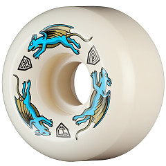 Powell Peralta Nano Rats 97A - AV6 Asymmetrical Shape - Medium Ride Patch - 56mm x 36mm 97A AV6 Skateboard Wheels 4pk