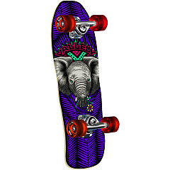 Powell Peralta Mike V. Baby Elephant Birch Skateboard Complete Purple - Shape 195 - 8 x 26