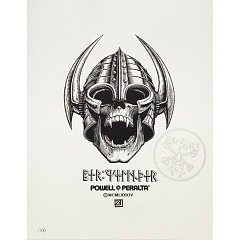 Powell Peralta Welinder Nordic Skull Art Giclee Print 11 x 14