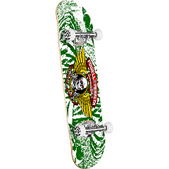 Powell Peralta Winged Ripper Birch Skateboard Complete Green/White - Shape 239 - 7 x 28