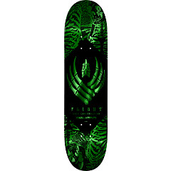 Powell Peralta Skeleton Green Foil FLIGHT BLEM Skateboard Deck - 8.5" K26