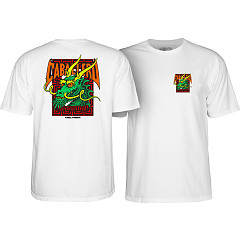 Powell Peralta Steve Caballero Street Dragon T-shirt - White