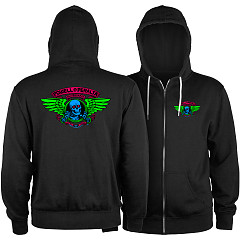 Powell Peralta Winged Ripper Zip Hoodie Lightweight