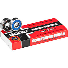 Bones&reg; Super Swiss 6 Skateboard Bearings 8 pack