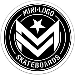 Mini Logo Sticker Chevron "3" Circle 10 pk
