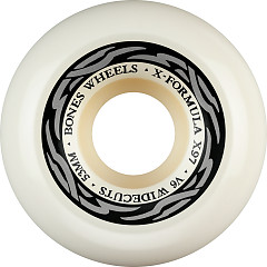 BONES WHEELS X-Formula Skateboard Wheels XF 53 V6 WIDECUTS X97 4PK