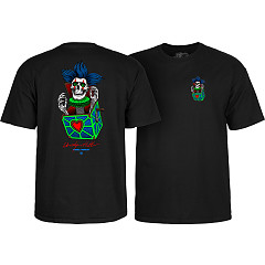 Powell Peralta Chris Hiett Skull T-Shirt Black