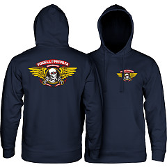 Powell Peralta Winged Ripper Hooded Sweatshirt Navy