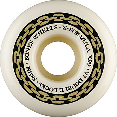 BONES WHEELS X-Formula Skateboard Wheels XF 58 V7 DOUBLE LOCKS X99 4PK