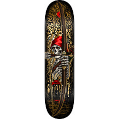 Powell Peralta Zach Doelling Archer Gold Foil Mini Maple Skateboard Deck Shape 326 - 7.63 x 30.3