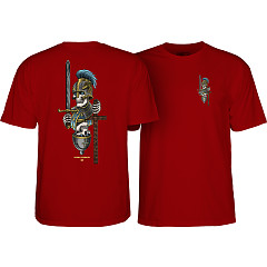 Powell Peralta Dan Corrigan Chess Skulls Burgundy